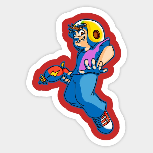 Commander Keen Sticker by maverickmichi